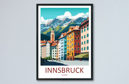 Innsbruck Austria Travel Poster