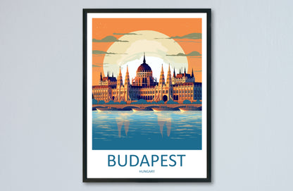 Budapest Hungary Travel Poster