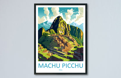 Machu Pichu Peru Travel Poster