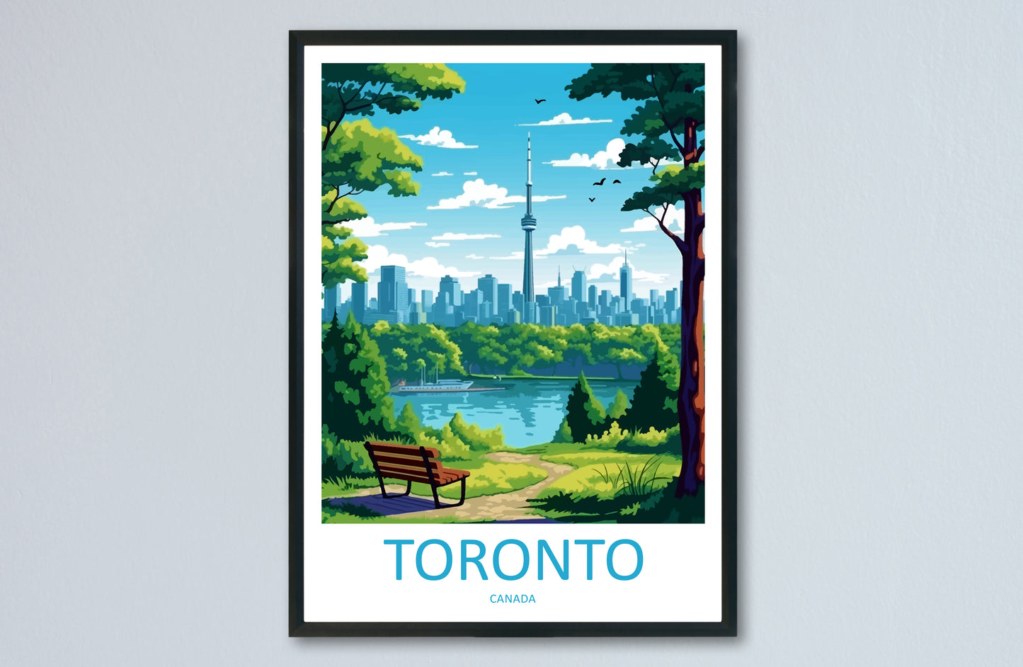 Toronto Canada Travel Poster