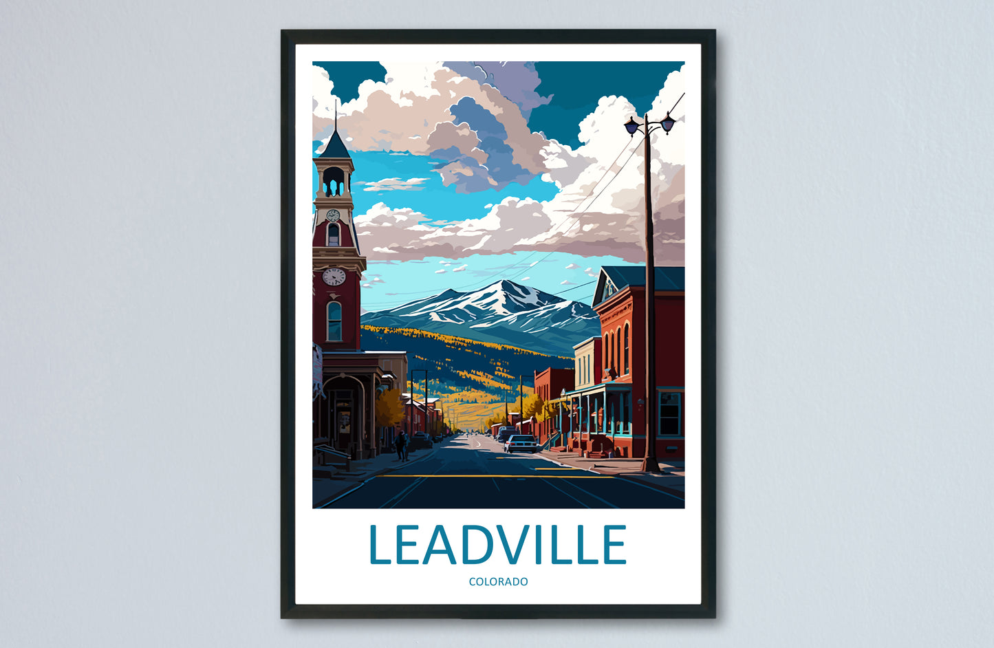 Leadville USA Travel Poster