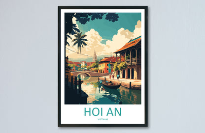 Hoi An Vietnam Travel Poster