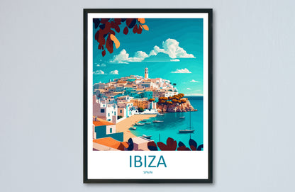 Ibiza Spain Travel Poster