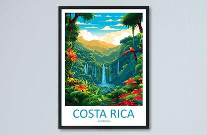 Costa Rica Pacific Ocean Travel Poster