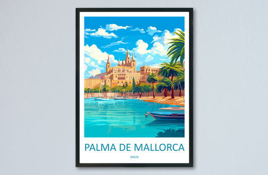 Palma De Mallorca Spain Travel Poster