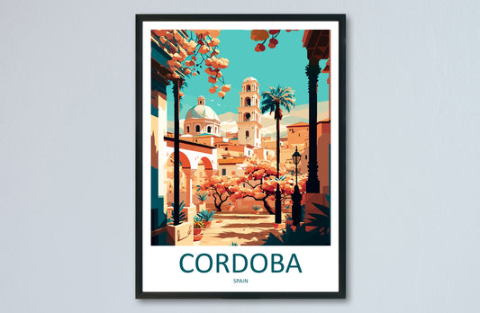 Cordoba Spain Travel Poster