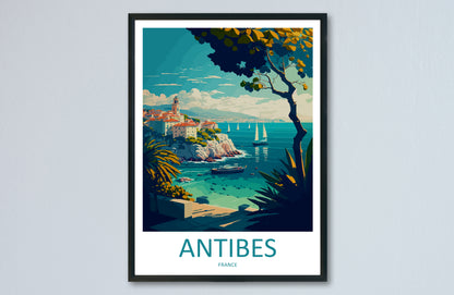 Antibes France Travel Poster