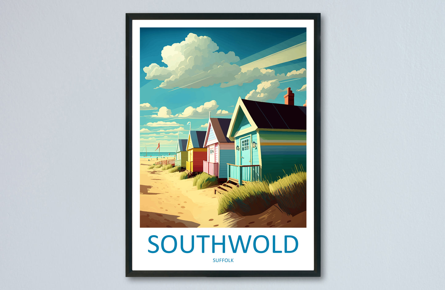 Southwold England Travel Poster