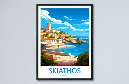 Skiathos Greece Travel Poster