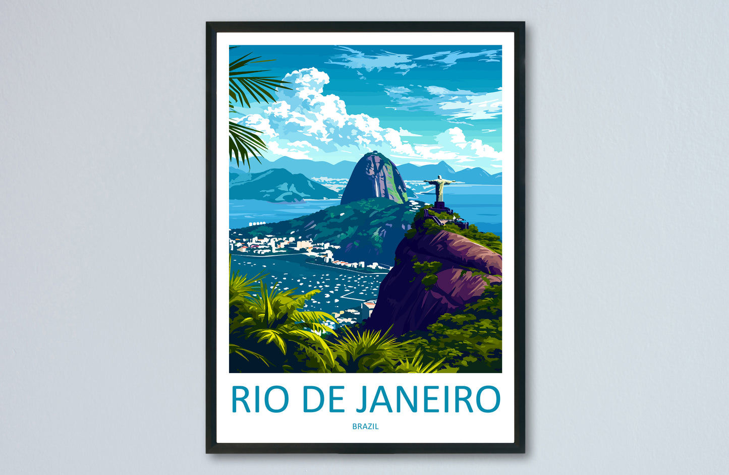 Rio De Janeiro Brazil Travel Poster