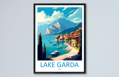 Lake Bled Croatia Travel Poster