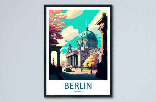 Berlin Germany Travel Poster