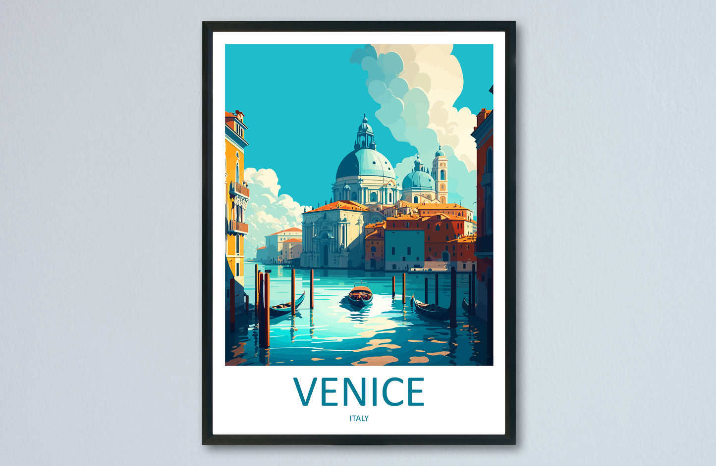 Venice Italy Travel Poster