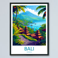 Bali Asia Travel Poster