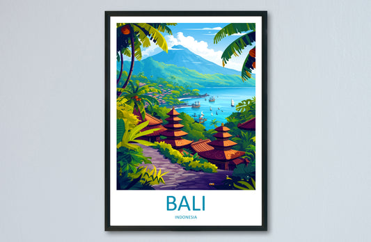 Bali Asia Travel Poster