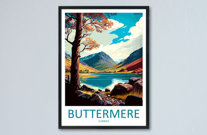 Buttermere England Travel Poster