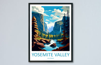 Yosemite Valley USA Travel Poster