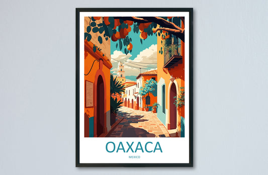 Oaxaca Mexico Travel Poster