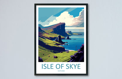 Isle Of Skye Scotland Travel Poster