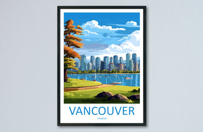 Vancouver Canada Travel Poster