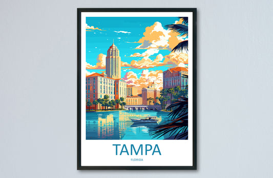 Tampa USA Travel Poster