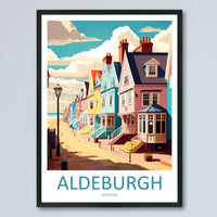 Aldeburgh England Travel Poster