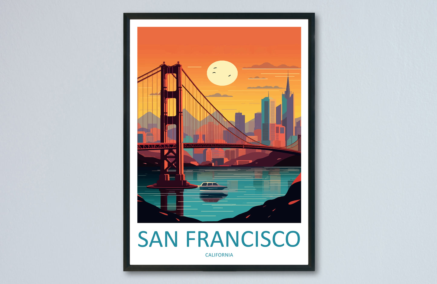 San Francisco United States Travel Poster