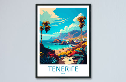 Tenerife Spain Travel Poster