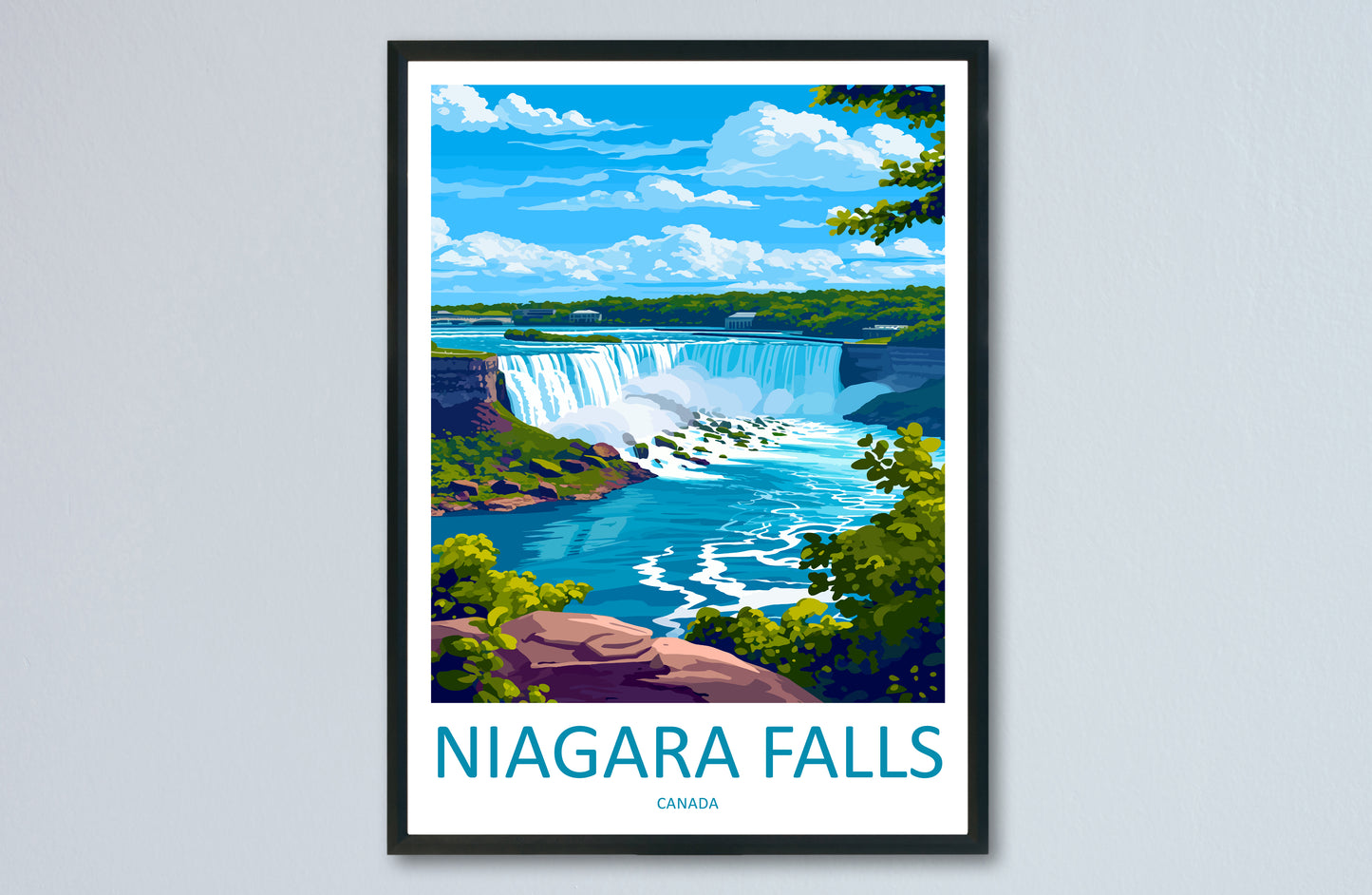 Niagara Falls Canada Travel Poster