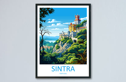 Sintra Portugal Travel Poster