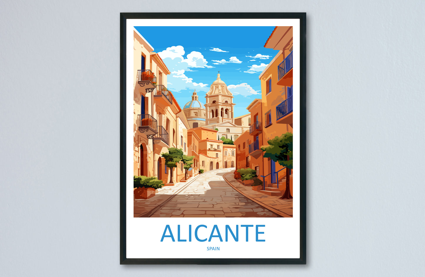 Alicante Spain Travel Poster