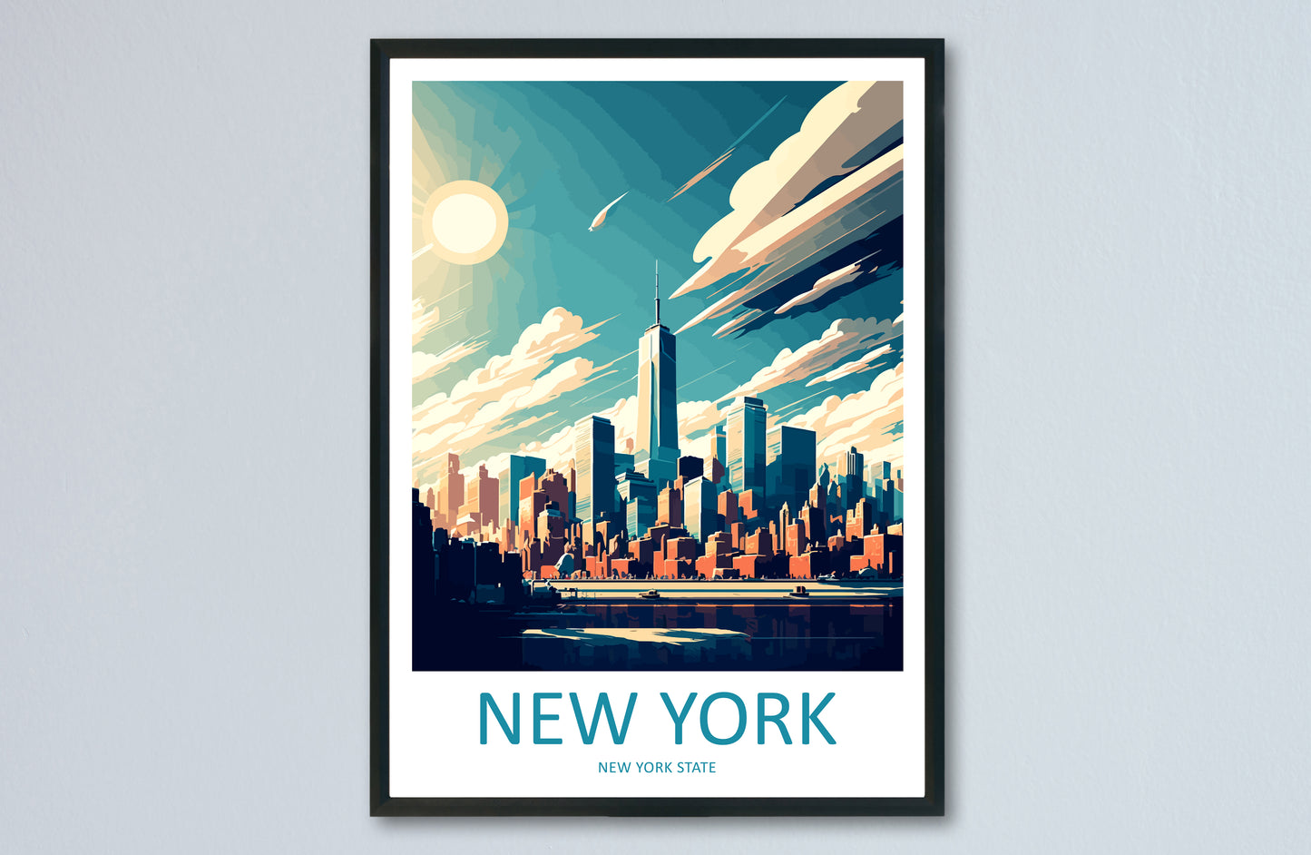 New York City USA Travel Poster