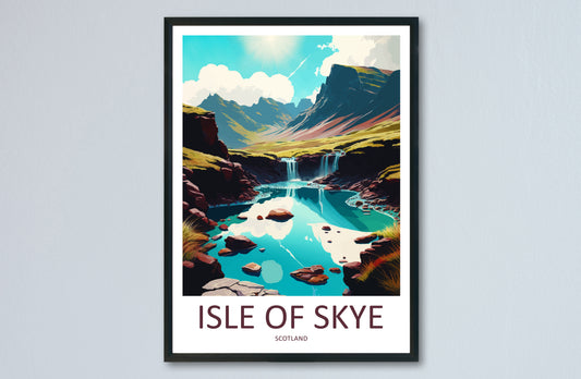 Isle Of Skye Scotland Travel Poster