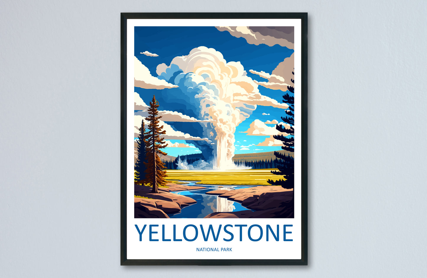 Yellowstone USA Travel Poster