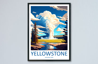 Yellowstone USA Travel Poster