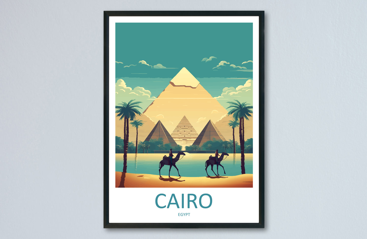 Cairo Egypt Travel Poster