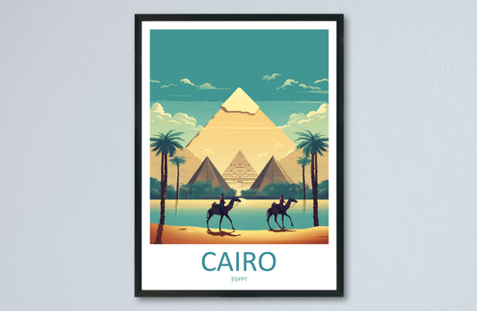 Cairo Egypt Travel Poster