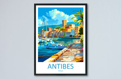 Antibes France Travel Poster