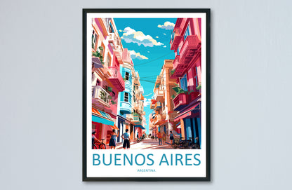 Buenos Aires Argentina Travel Poster