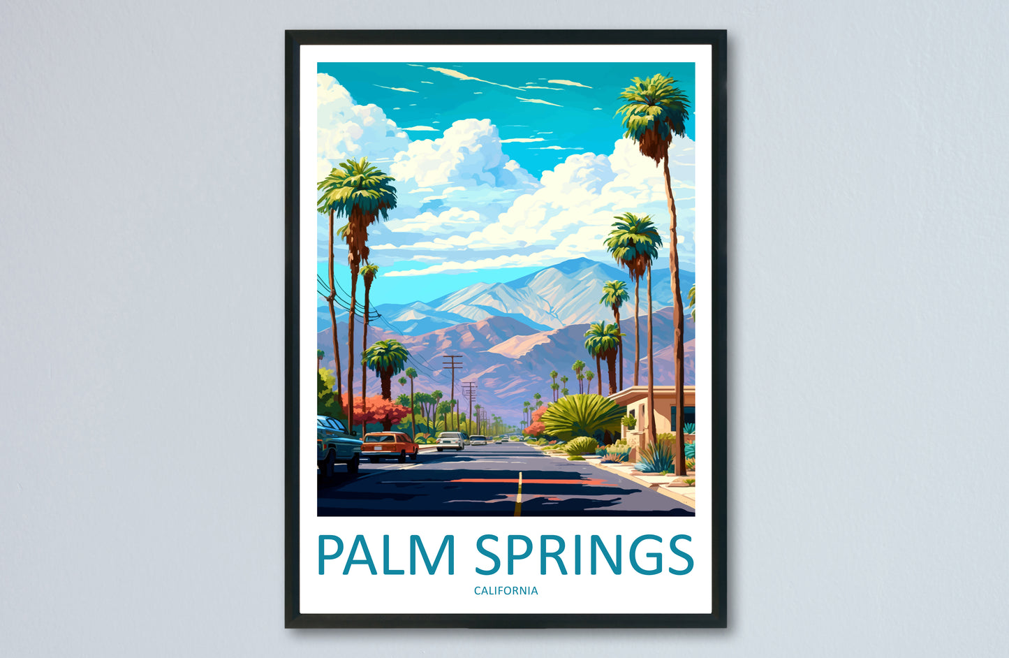 Palm Springs USA Travel Poster