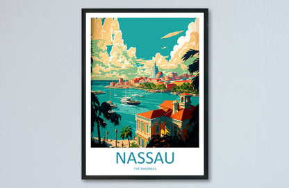 Nassau Caribbean Travel Poster