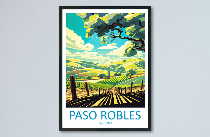 Paso Robles USA Travel Poster