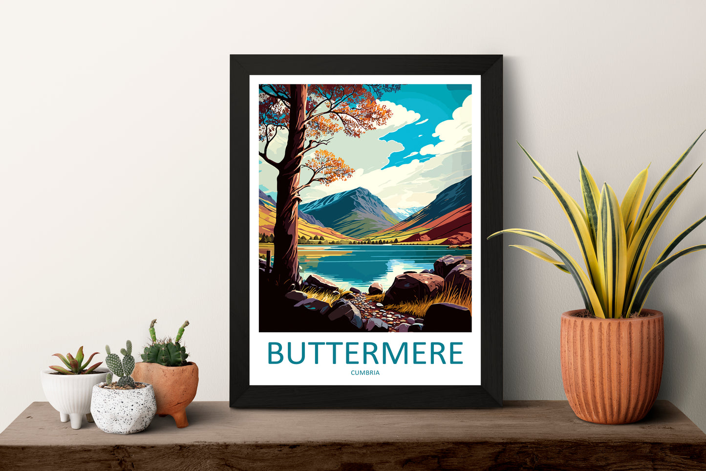 Buttermere England Travel Poster