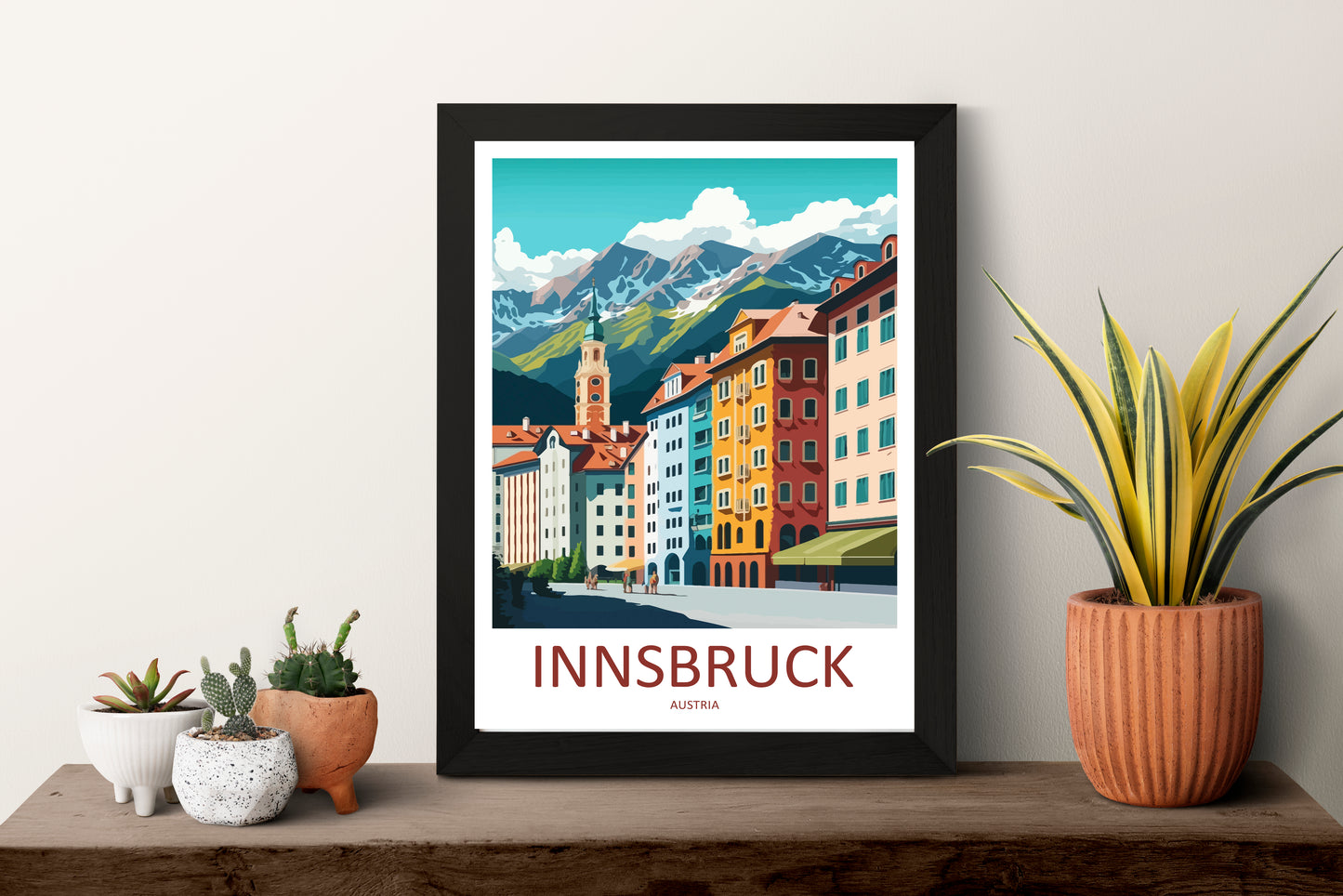 Innsbruck Austria Travel Poster