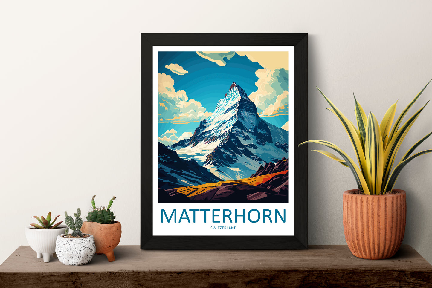 Matterhorn Switzerland Travel Poster