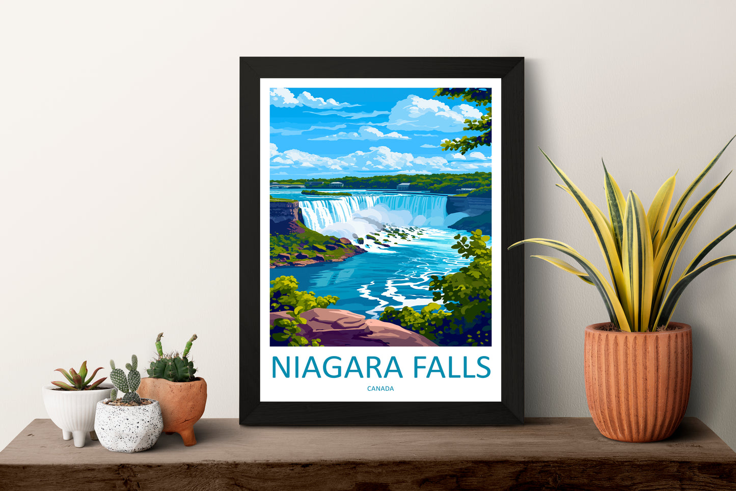 Niagara Falls Canada Travel Poster