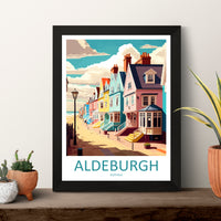Aldeburgh England Travel Poster