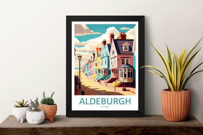 Aldeburgh England Travel Poster