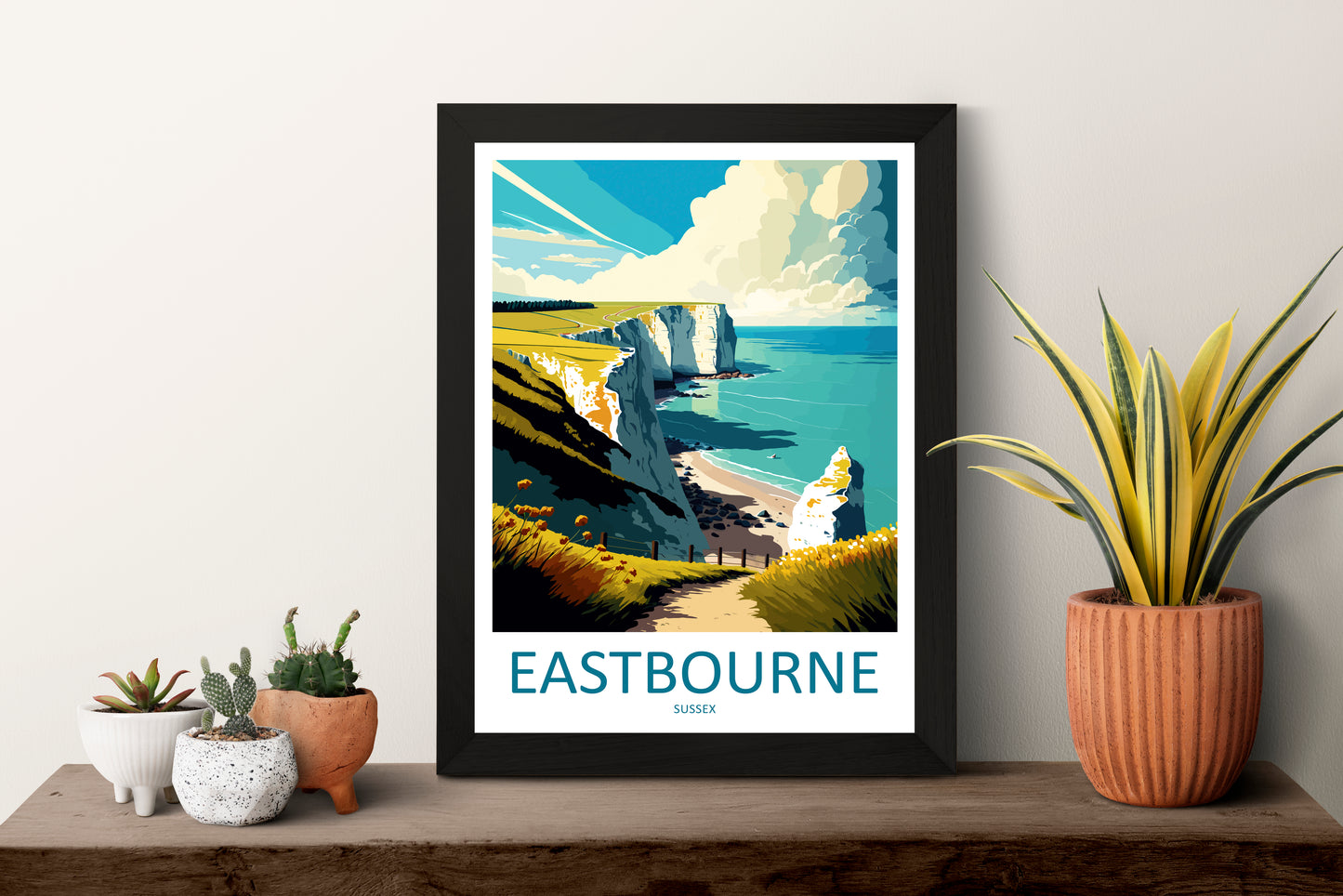 Eastbourne England Travel Poster