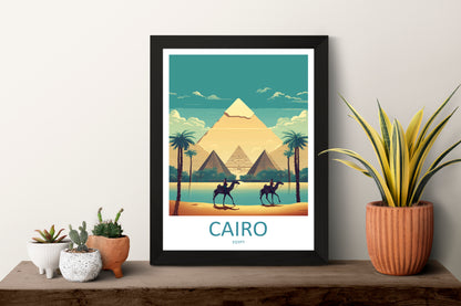 Cairo Egypt Travel Poster